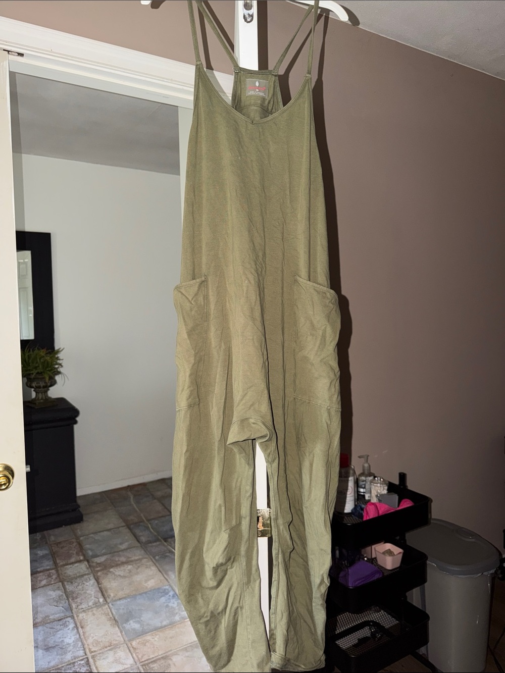 Free people hot shot onesie in green size xs (they’re oversized)